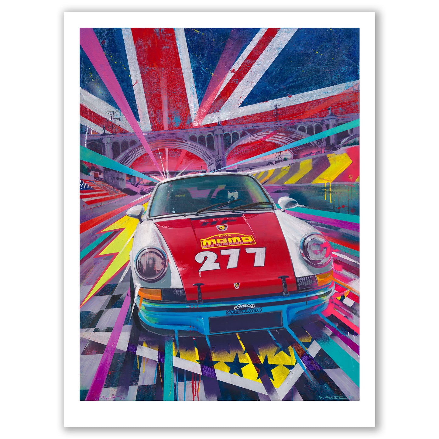 'Felix Holst X Magnus Walker 277' limited edition print