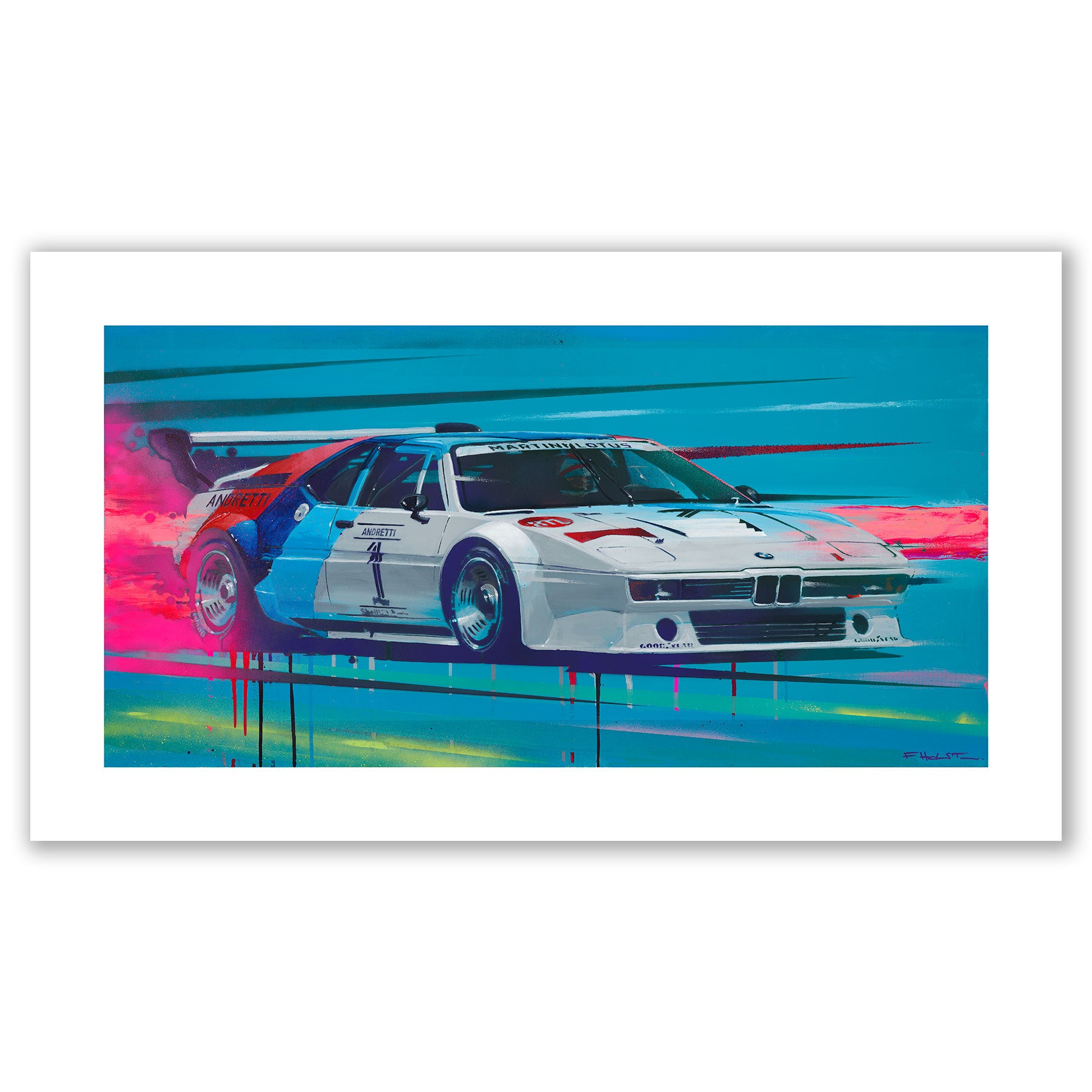 オートモアイ Automoai JER Giclee Printing ANDRETTI M1' Open Edition Giclée Print – Felix Holst