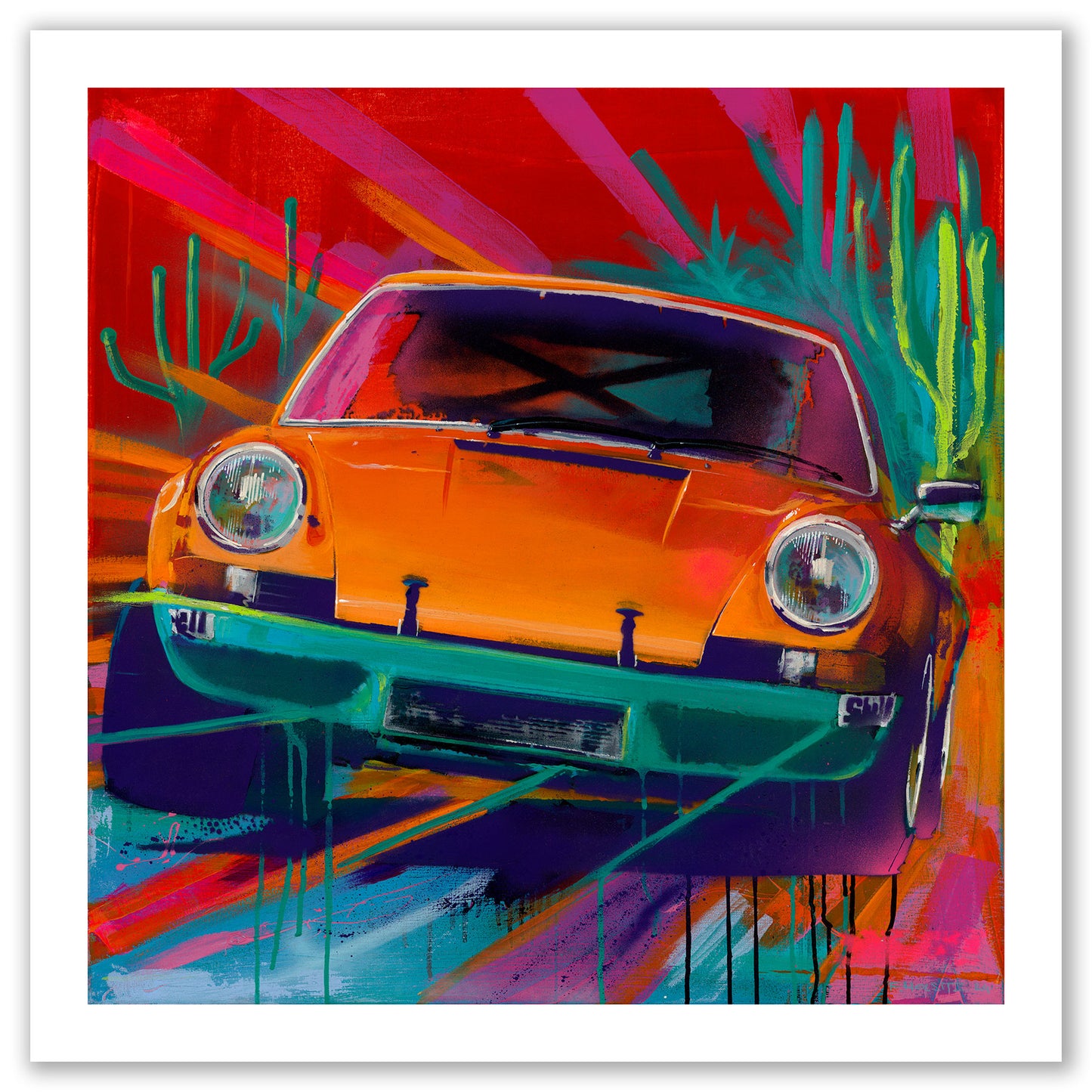 'CLOCKWORK ORANGE' Limited Edition Giclée Print. 1 0f 50
