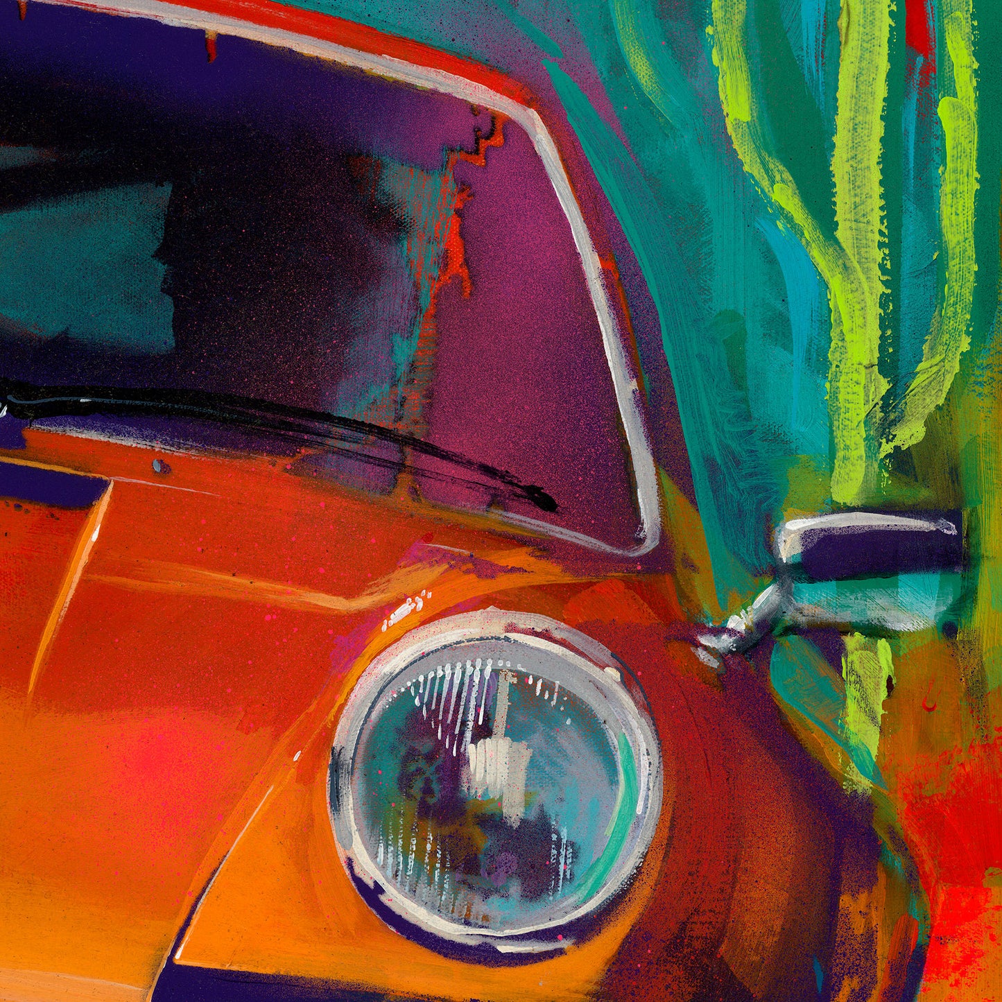 'CLOCKWORK ORANGE' Limited Edition Giclée Print. 1 0f 50