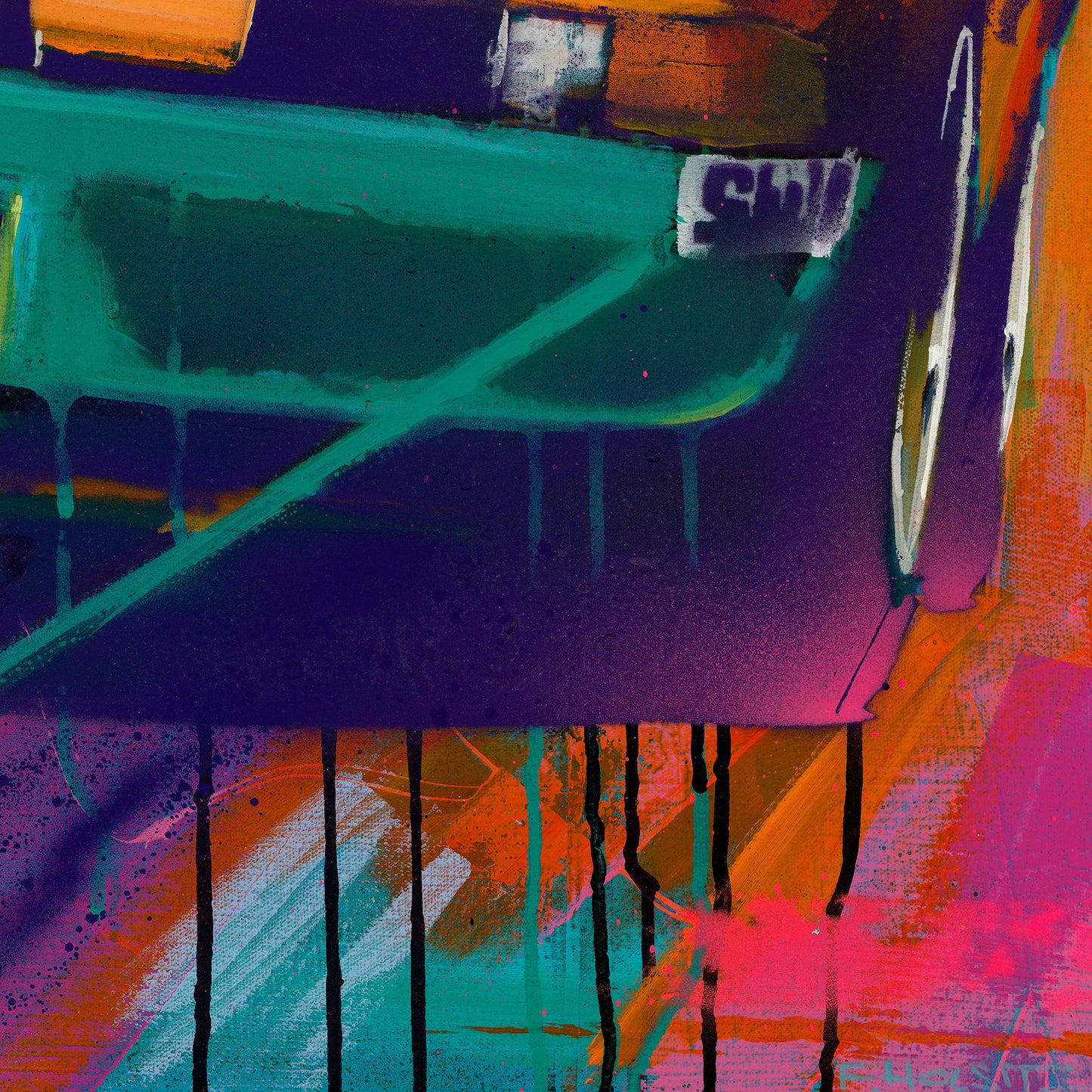 'CLOCKWORK ORANGE' Limited Edition Giclée Print. 1 0f 50