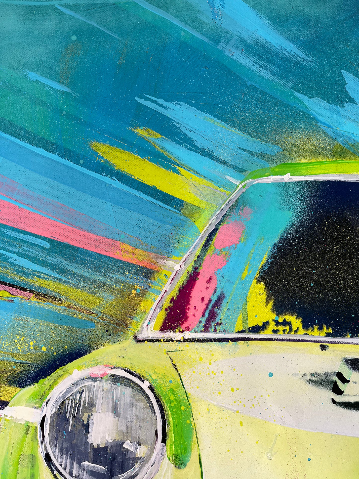 'LIME ELEVEN' Limited Edition Giclée Print. 1 of 50