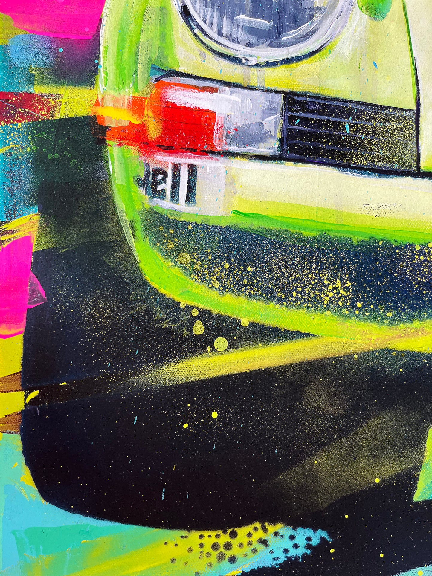 'LIME ELEVEN' Limited Edition Giclée Print. 1 of 50