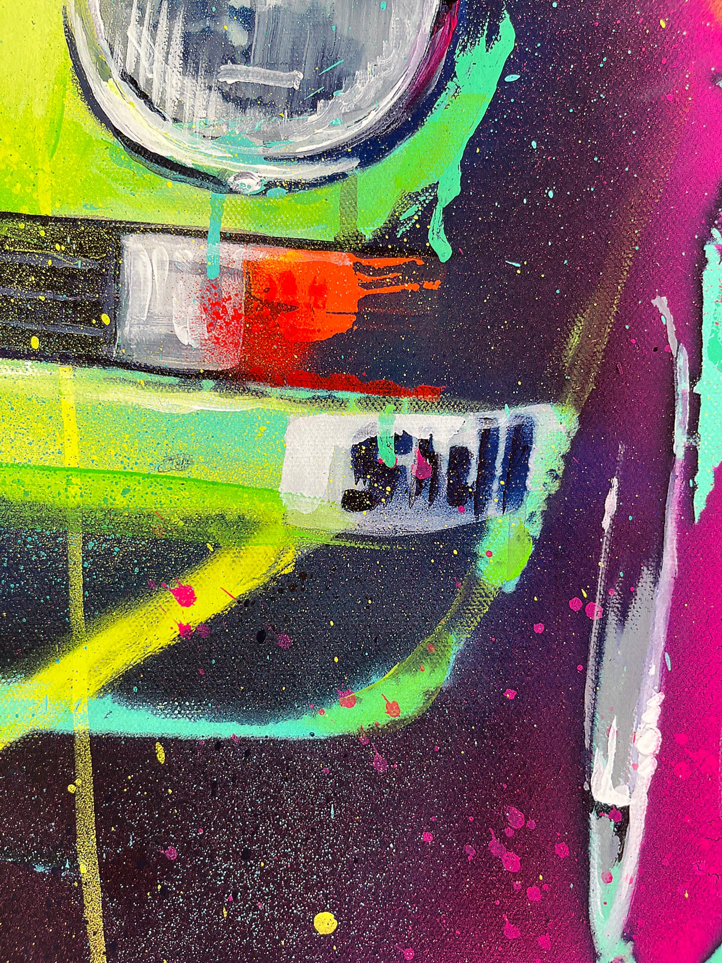 'LIME ELEVEN' Limited Edition Giclée Print. 1 of 50