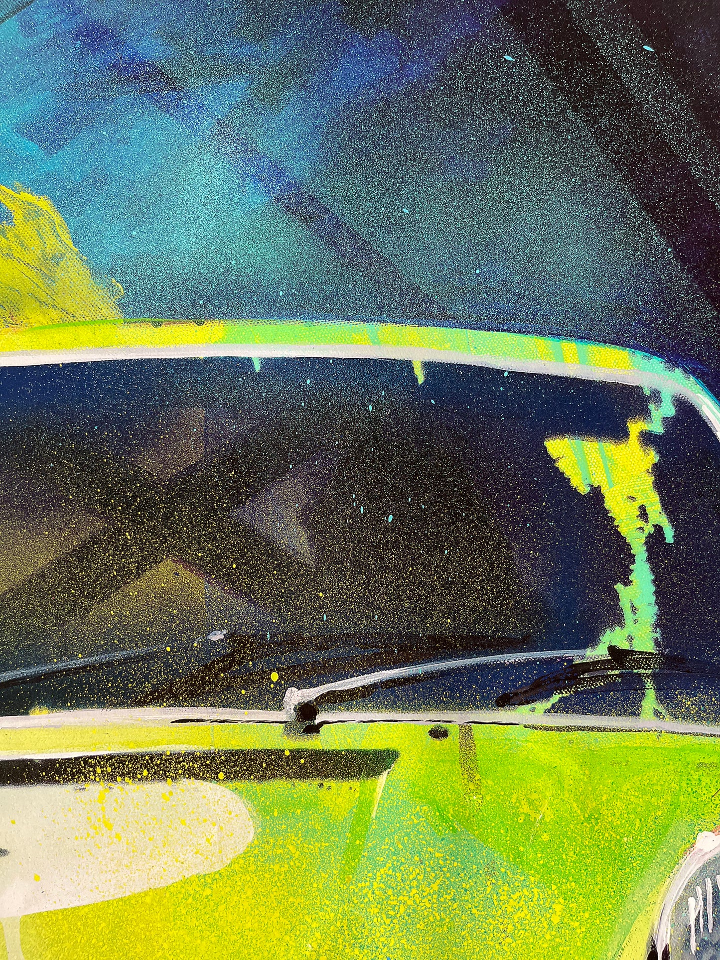 'LIME ELEVEN' Limited Edition Giclée Print. 1 of 50