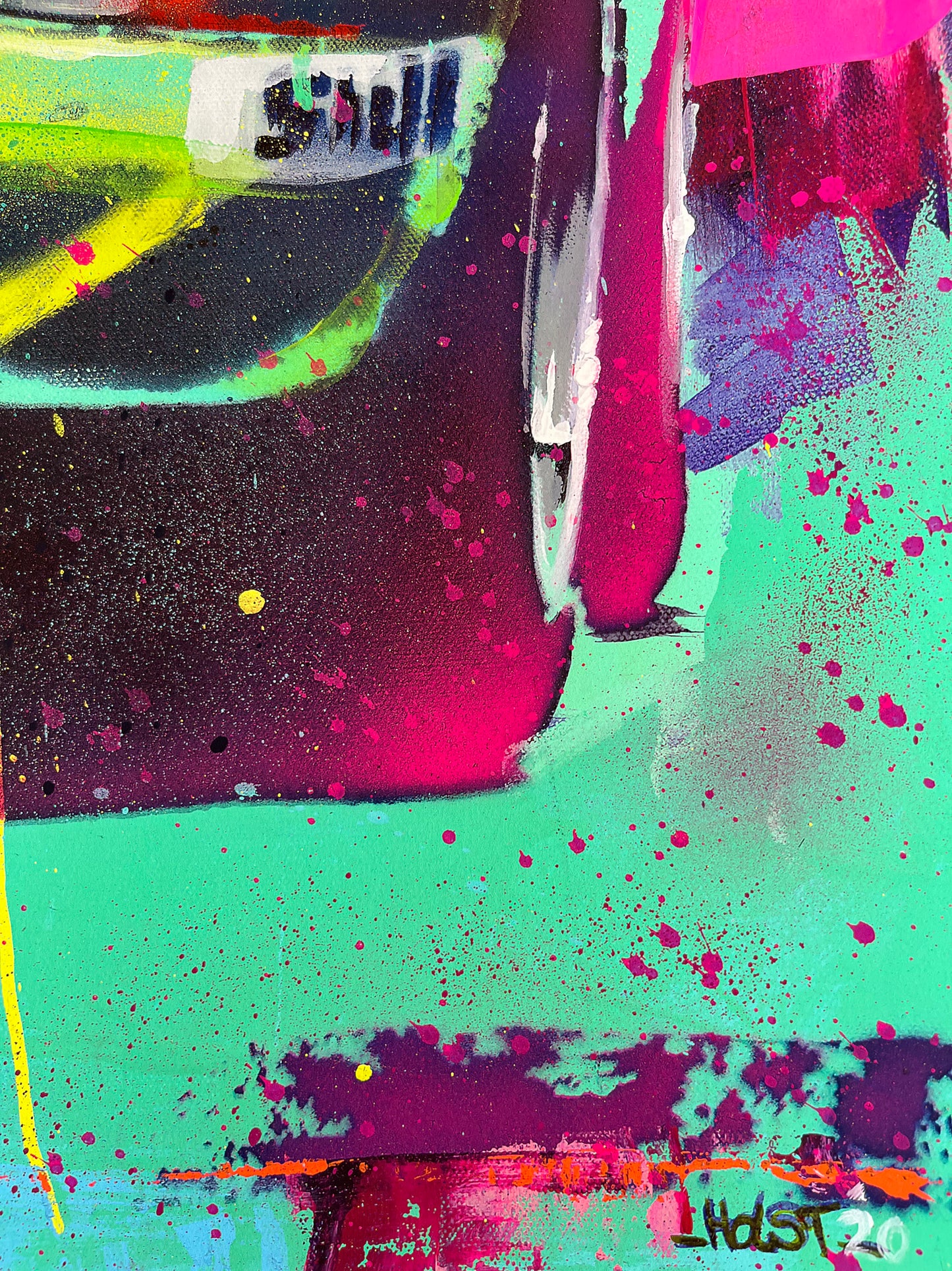 'LIME ELEVEN' Limited Edition Giclée Print. 1 of 50