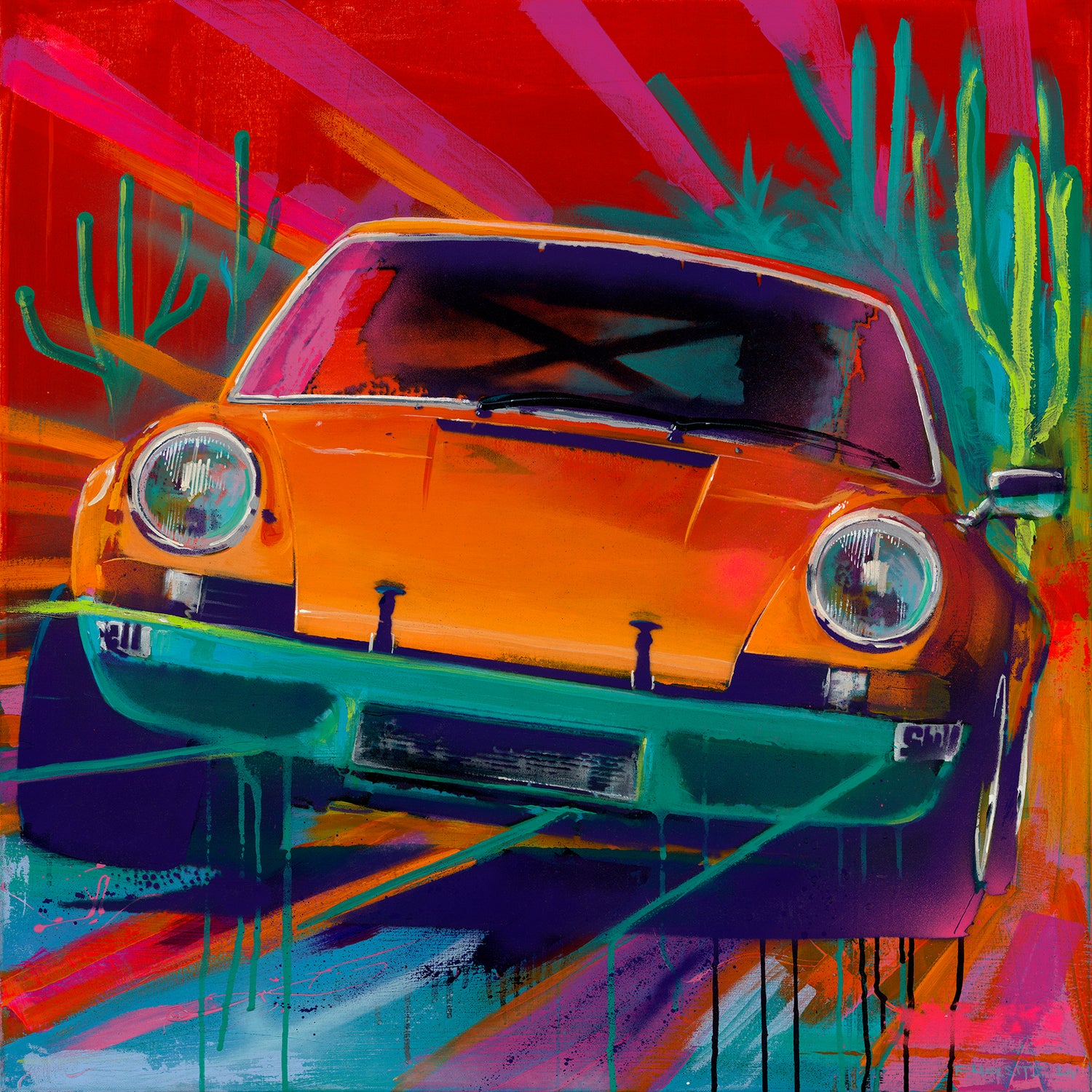 Felix Holst artist with prints