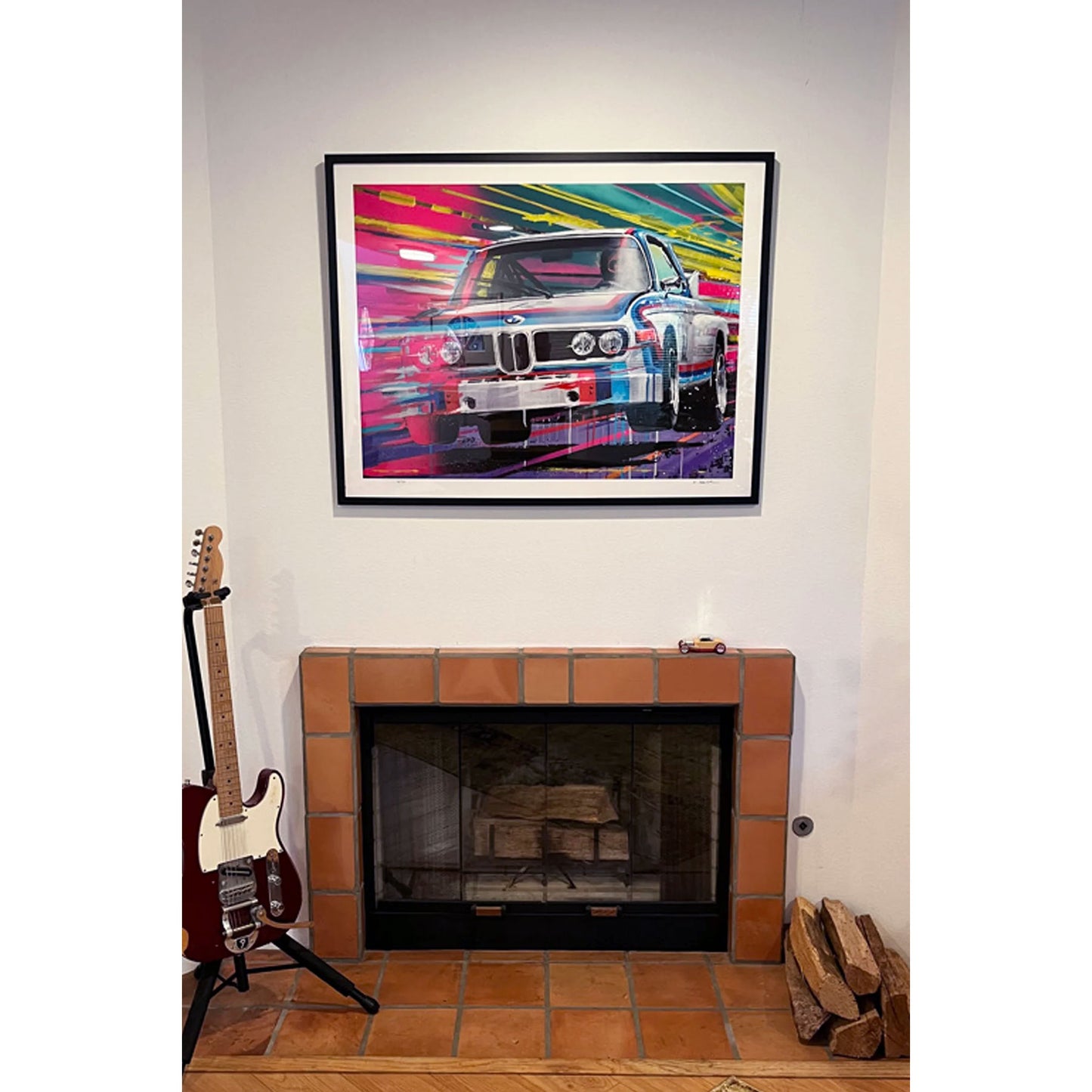 'AIRBORNE THREAT' BMW CSL Limited Edition Giclée Print. 1 0f 50
