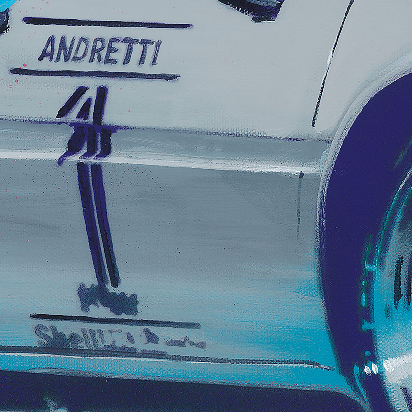 'ANDRETTI M1' Open Edition Giclée Print