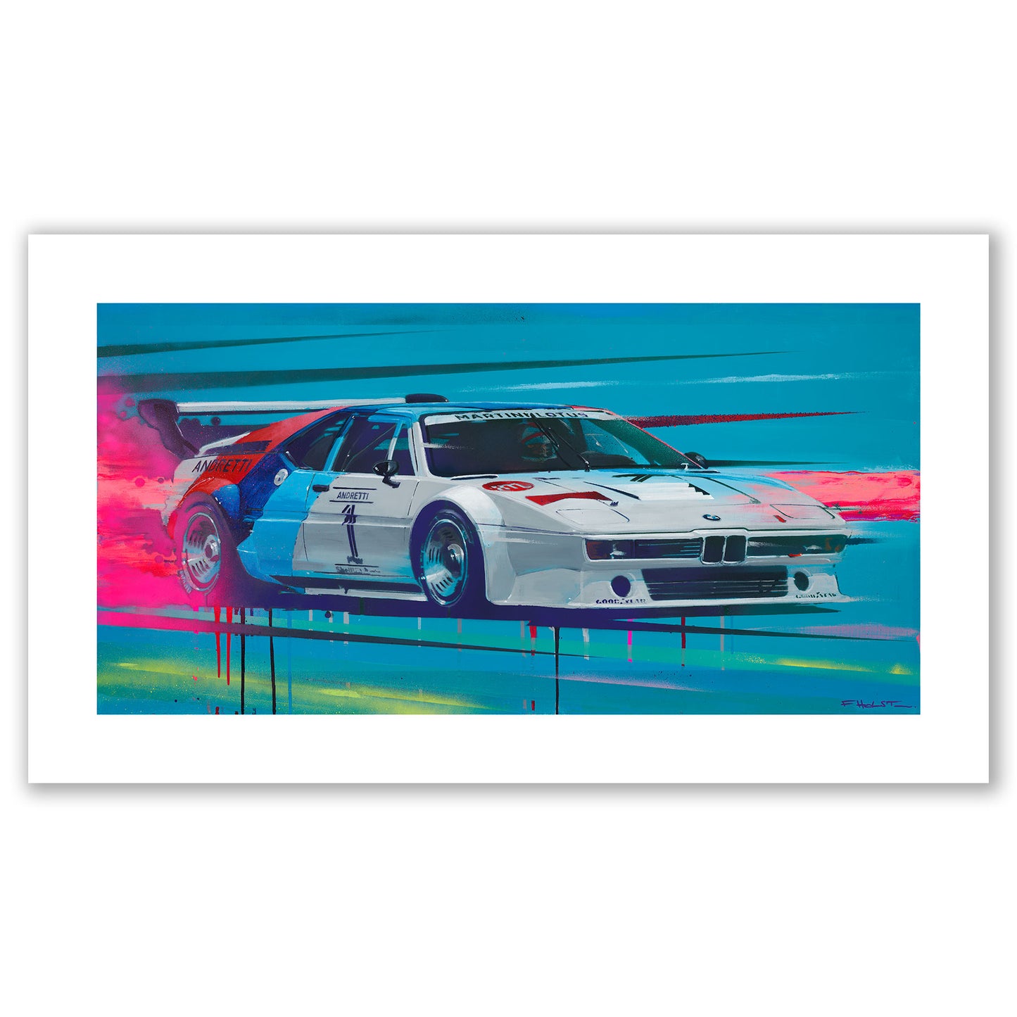 'ANDRETTI M1' Open Edition Giclée Print
