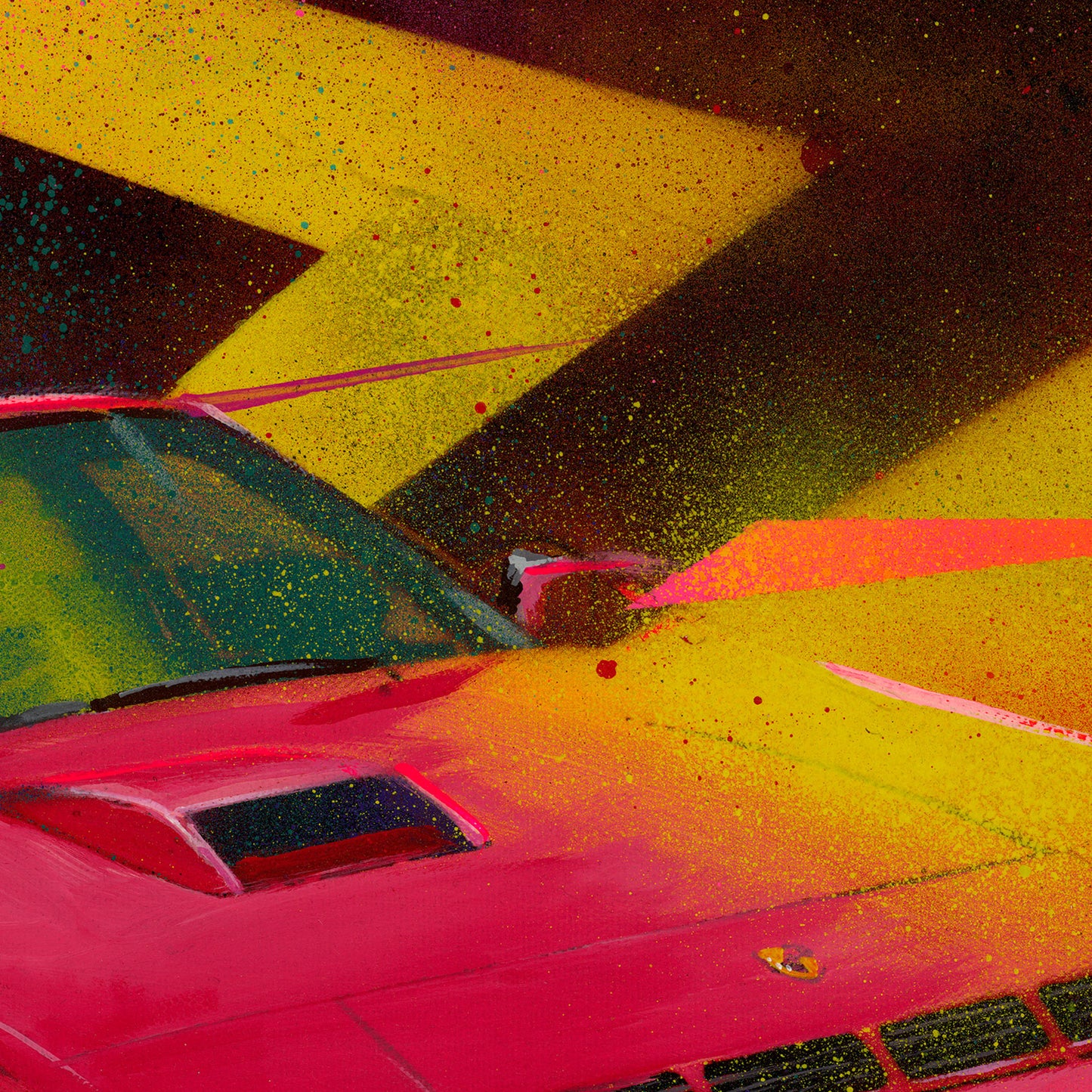 'NEON CARRERA' Open Edition Giclée Print