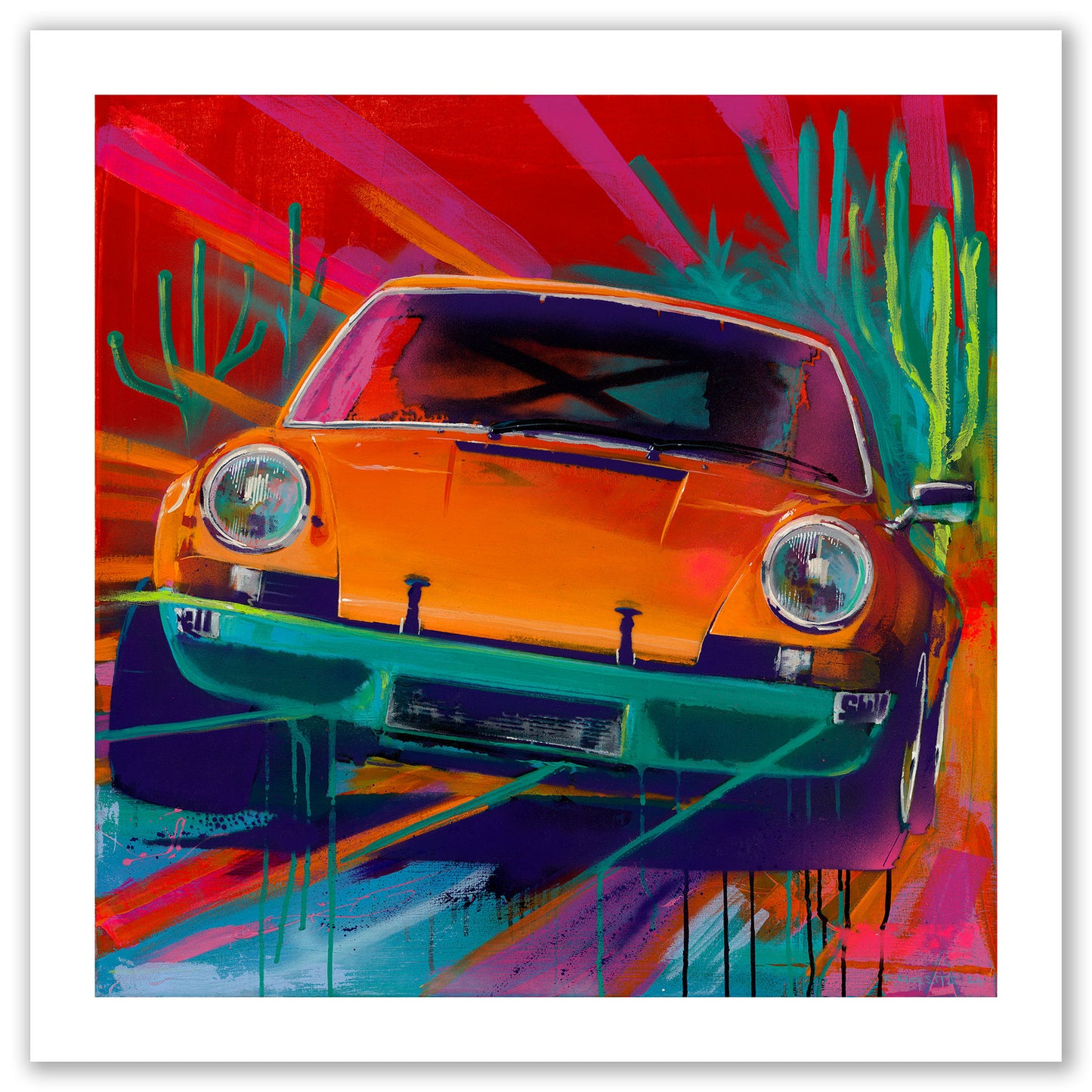 'CLOCKWOK ORANGE' Open Edition Giclée Print