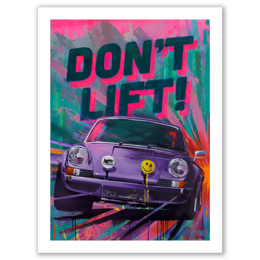 'DON'T LIFT!' Limited Edition Giclée Print. 1 0f 50 (Large)