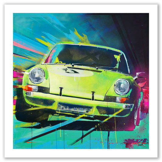 'LIME ELEVEN' Limited Edition Giclée Print. 1 of 50