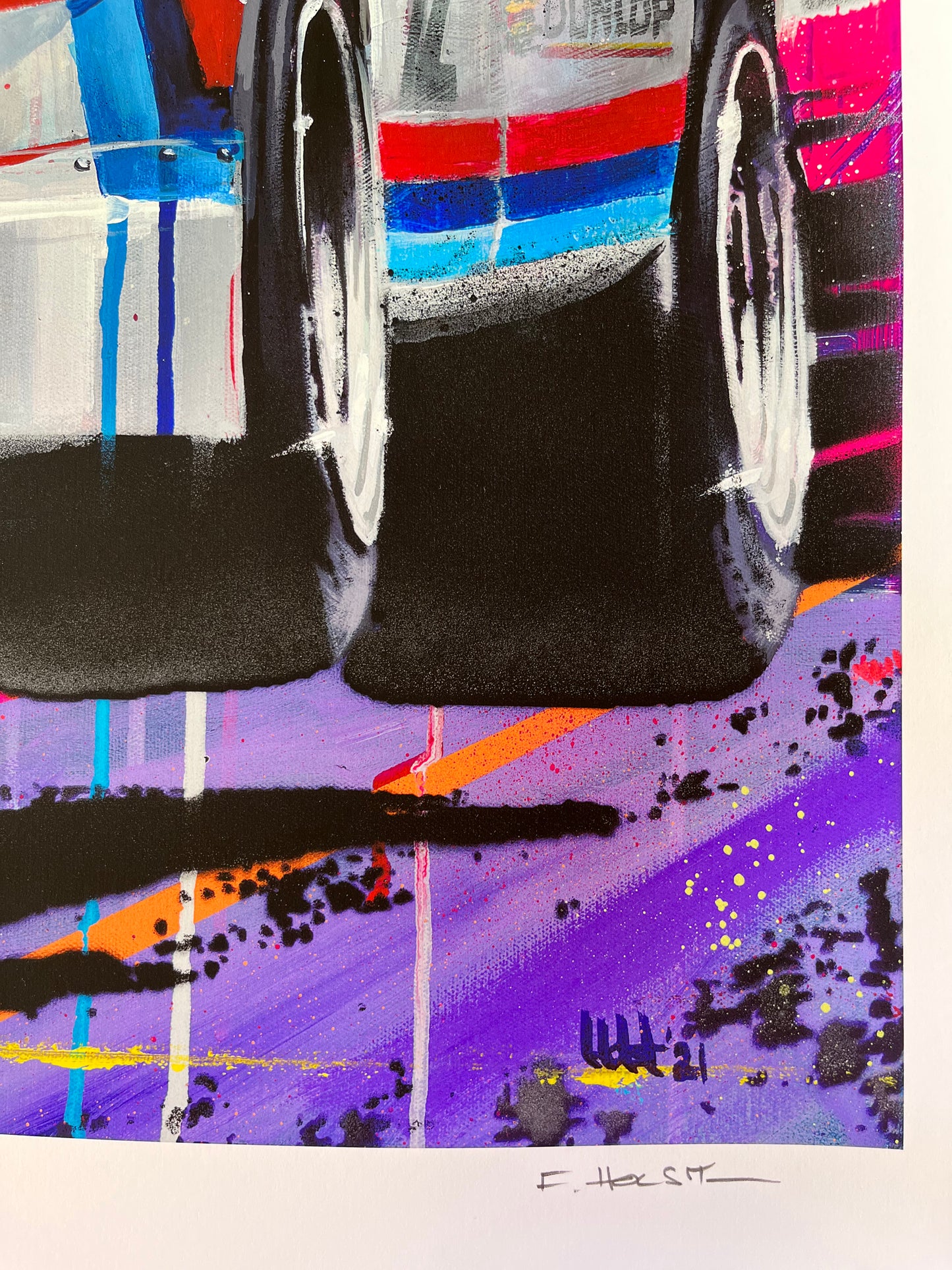 'AIRBORNE THREAT' BMW CSL Limited Edition Giclée Print. 1 0f 50